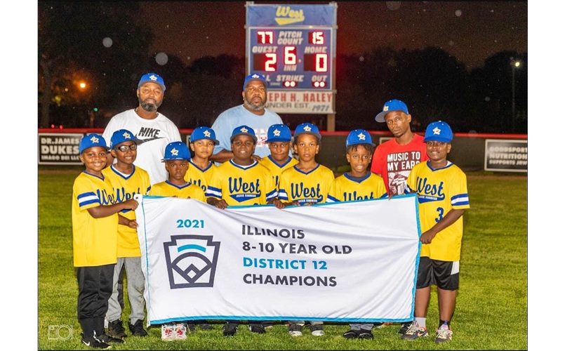 2021 Illinois 8-10 Year Old District 12 Champions
